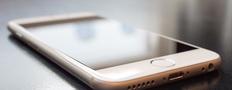 white iPhone