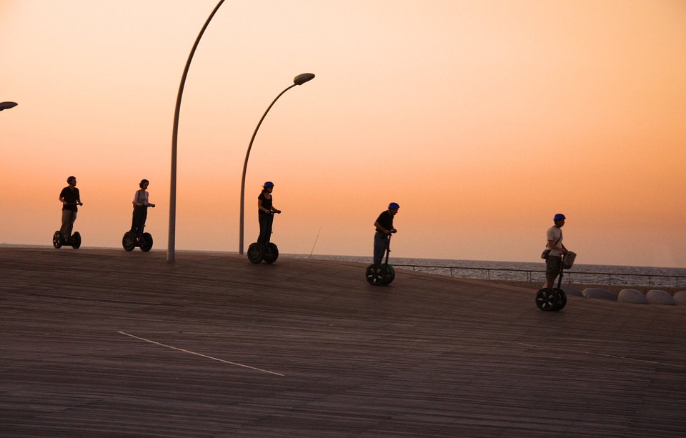 people using hoverboards